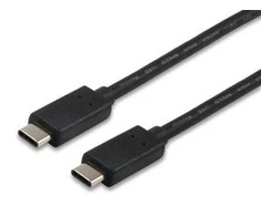 USB kabelis Equip USB-C - USB-C 1 m Juodas (12888307)