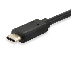 USB kabelis Equip USB-A - USB-C 1 m Juodas (12834107)