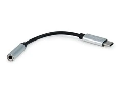 Equip USB adapteris USB-C - 3,5 mm lizdas, juodas (USB-C į 3,5 mm garso DAC)