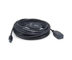USB kabelis Equip USB-A - USB-A 10 m Juodas (133347)