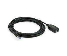 USB kabelis Equip USB-A - USB-A 5 m Juodas (133346)