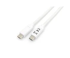 USB kabelis Equip USB-C - USB-C 2 m Balta (128362)