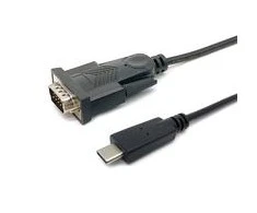 Kabelis USB Equip Adapteris USB-C -> Seriell RS232-DB9 St/St 1.50m sw