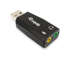 Equip Garso plokštė USB 2x3.5mm stereo extern