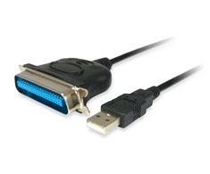 Equip USB adapteris St - > Lygiagretus Polschwarz