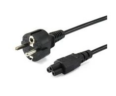 Equip IEC-Stromkabel Schuko -> C5 3m St/Bu juodas