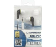 ESPERANZA EH146K LOLLIPOP - į ausis kišamos ausinės Juodos