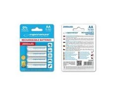 Esperanza EZA104W Įkraunama baterija Ni-MH AA 2000MAH x4