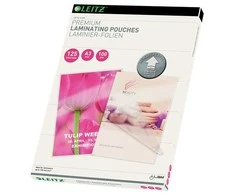 LEITZ laminavimo plėvelė A 3UDT 100 vnt 125mic