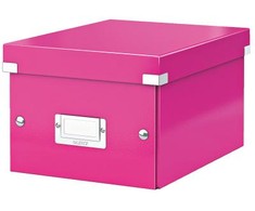 Universali dėžė Leitz Click&amp;Store Small, 216x160x282mm, rožinės spalvos
