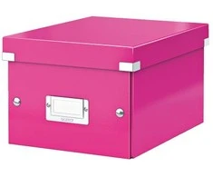 Universali dėžė Leitz Click&amp;Store Small, 216x160x282mm, rožinės spalvos
