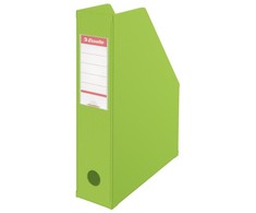 Stovas dokumentams Esselte, 7cm, žalias, PVC, sulankstomas