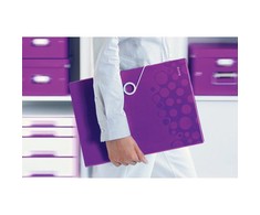 Aplankas dokumentams Leitz Wow, 6 skyrių, violetinės spalvos