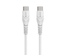 USB kabelis eStuff USB-C - USB-C 1 m Balta (ES604101)