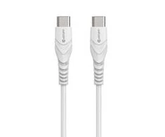 USB kabelis eStuff USB-C - USB-C 1 m Balta (ES604101)