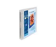 Exacompta Segregator Staples 4 žiedinės A4 30 mm permatomos (EXC450)