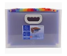 Laikiklis Exacompta Exacompta 55198E, A4, Polypropylene (PP), Transparent, 330 mm, 250 mm, 235 mm