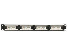 Extralink CAT5E UTP V2, Patchpanel, 24 prievadai