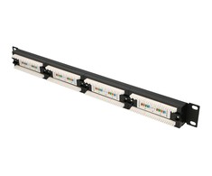 Extralink CAT5E UTP V2, Patchpanel, 24 prievadai