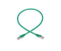 EXTRALINK LAN patchcord CAT.6 FTP 0,5m 1GBIT folija vytos poros plikas varis Žalias