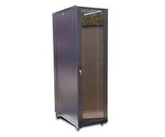 EXTRALINK 42U 600x1000 standing rackmount cabinet juodas