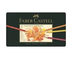 Faber-Castell - Polychromos spalvotas pieštukas, skardinė 36 (110036)