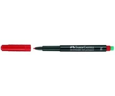 <strong>Žymeklis permanentinis Faber-Castell 1525 M, 1.0 mm, raudonas 1213-044</strong>