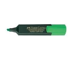 Teksto žymeklis Faber-Castell, žalios spalvos, kirstu galiuku, 1,2 - 5mm