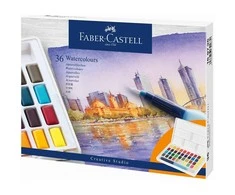 Faber-Castell - Akvarelės induose 36 ct rinkinys (169736)