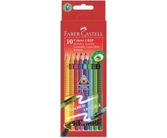 Faber-Castell - Colour pencils erasable Grip set (10 pcs) (116613)