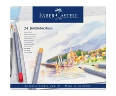 Faber-Castell - „Goldfaber“ akvarelinių dažų skardinė, 24 vnt. (114624)