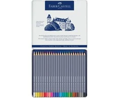 Faber-Castell - „Goldfaber“ akvarelinių dažų skardinė, 24 vnt. (114624)