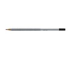 Pieštukas Faber-Castell Grip 2001, B, su trintuku, padrožtas