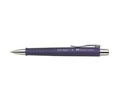 Automatinis tušinukas Faber-Castell Poly Ball, 0.7mm, mėlynos spalvos, mėlynos spalvos korpusas