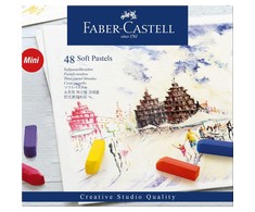 Faber-Castell - Minkštos pastelinės kreidelės, 48 dėžutė (128248)