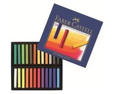 Pastelinės kreidelės Faber-Castell Goldfaber, 24 spalvos