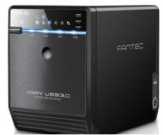 Kietasis diskas FANTEC QB-35US3-6G juodas 4x3,5 SATA HDD USB3.0 eSATA