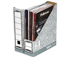 Stovas dokumentams Fellowes kartoninis, sulankstomas, 78mm, pilkas
