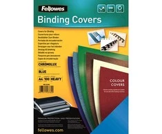Fellowes Okładki Chromo A4 mėlyna 100 vnt.