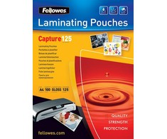Fellowes Laminavimp vokeliai 83x113 mm, 125 mikronų