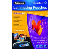 Fellowes Laminavimo vokeliai BERGAI, 80 mic, A4, 100 vnt.