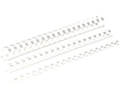 Fellowes plastiko briauna apvali 16mm, balta, 100 vnt 101-120 lakštų (5347005)