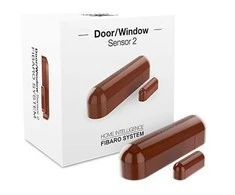 Fibaro Door/Window Sensor 2 Z-Wave, Dark Brown