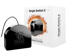 Fibaro | Single Switch 2 | Z-Wave | Juodas