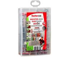 fischer 540093 - Screw &amp; wall plug kit - Concrete - Plasterboard - Plastic - Steel - Wood - 45 pc(s) - Box