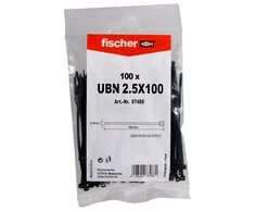 FISCHER OPASKA KABLOWA UBN 2,5 x 100mm Juoda 100szt.