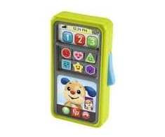 „Fisher-Price“ kūdikių žaislas „Laugh &amp; Learn“ – 2 viename išmanusis telefonas su slankikliu, skirtas mokytis (HNL41)