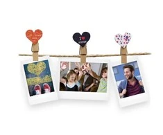 Nuotraukų rėmelis Fujifilm Instax dizaino klipai Hearts