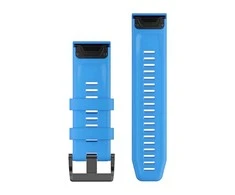 Išmaniojo laikrodžio Garmin greitai atsegmas silikoninis dirželis, Mėlynos spalvos, 26mm