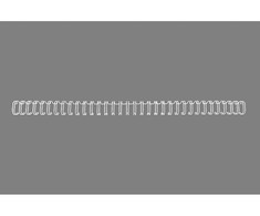 Staples GBC Wire spygliai 34 apsisukimai, 8mm, balta 100 vnt